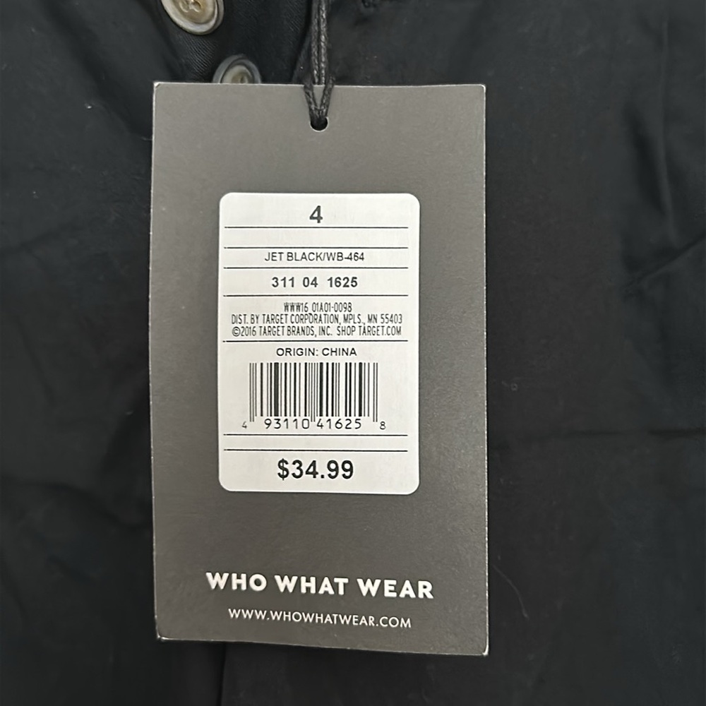 Who what where high rise wide leg Chino - size 4 - Picture 3 of 6